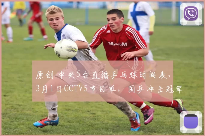 原创 中央5台直播乒乓球时间表，3月1日CCTV5节目单，国乒冲击冠军！